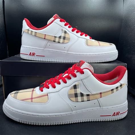 air force burberry custom|nike air force 1 Burberry.